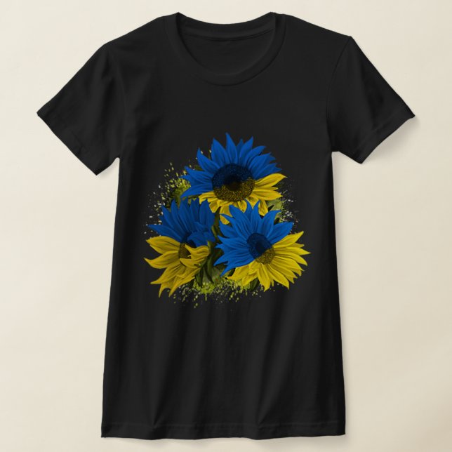Camiseta Ucrania del girasol: bandera de la paz de Ucrania (Distribución)