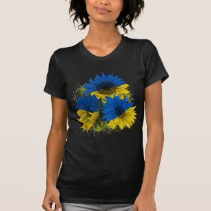 Camiseta Ucrania del girasol: bandera de la paz de Ucrania
