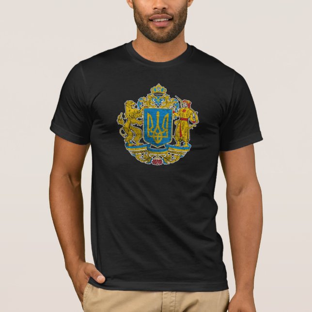 Camiseta Ucrania, emblema nacional (Anverso)