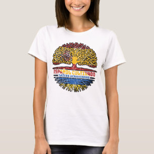 Camiseta Ucrania España Ucrania Bandera de árboles españole