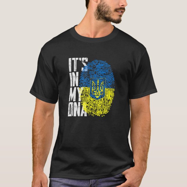 Camiseta Ucrania está en mi ADN (Anverso)