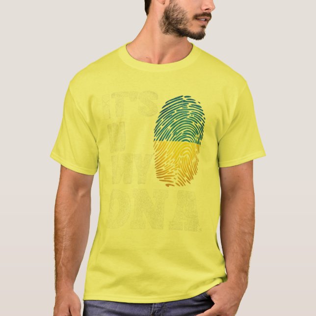 Camiseta Ucrania está en mi ADN raíces ucranianas orgullo d (Anverso)