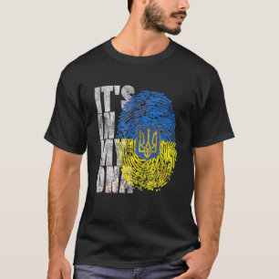 Camiseta Ucrania está en mi ADN Ucrania Orgullosa fiesta uc