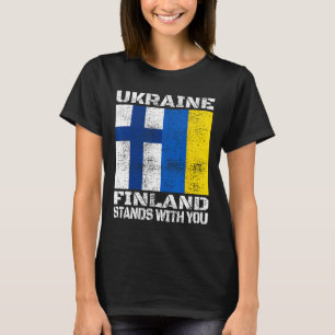 Camiseta Ucrania Finlandia Está Contigo Apoyo Finlandés
