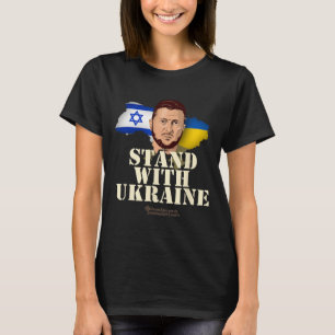 Camiseta Ucrania Israel Volodymyr Zelenskyy Apoya a Ucrania