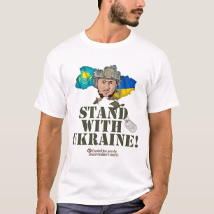 Camiseta Ucrania Kazajistán Zelenskyy Apoya a Ucrania 
