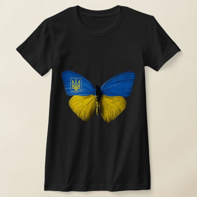 Camiseta Ucrania Mariposa Ucrania Bandera Ucraniana Ama Al  (Distribución)