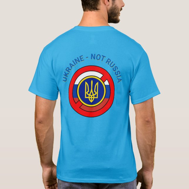 Camiseta Ucrania - No Rusia (Reverso)