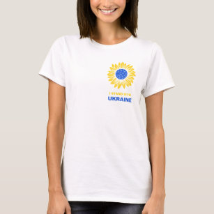 Camiseta Ucrania Sunflower Apoyo ucraniano patriótico