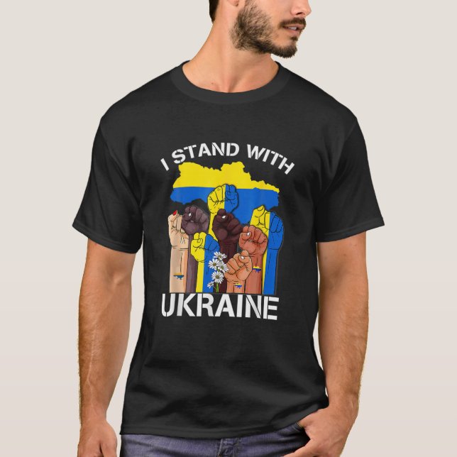 Camiseta Ucrania T El Amante De La Bandera Ucraniana Apoya  (Anverso)
