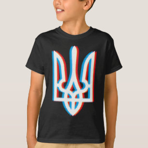Camiseta Ucrania Tryzub Tridente Militar Ucraniano