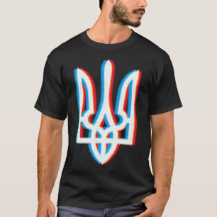 Camiseta Ucrania Tryzub Tridente Militar Ucraniano