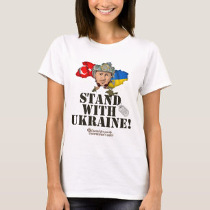 Camiseta Ucrania Turquía Volodymyr Zelensky Apoya a Ucrania