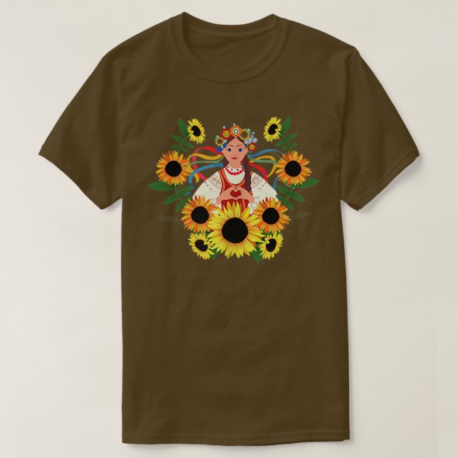 Camiseta Ucrania: Ucrania apoya a Ucrania (Diseño del anverso)