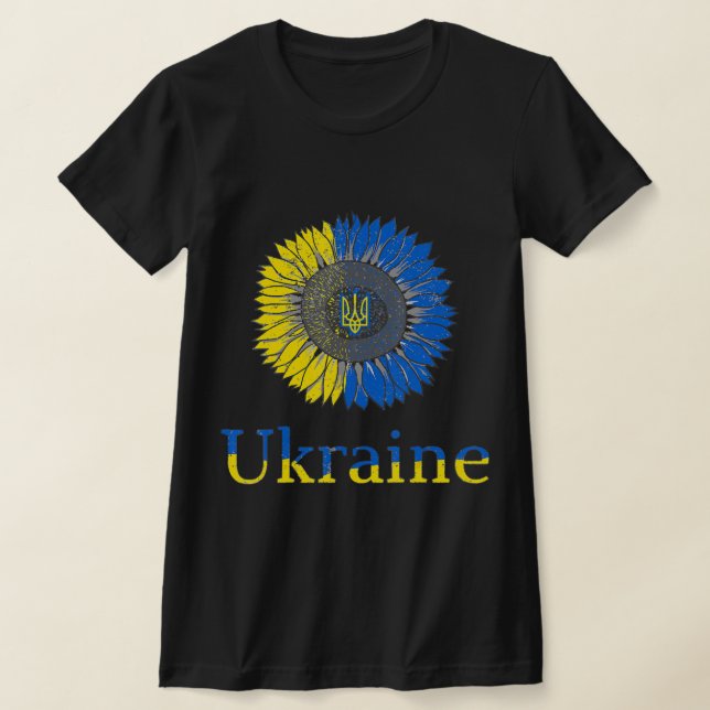 Camiseta Ucrania Ucranianos con cosecha de girasoles Ucrani (Distribución)