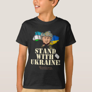 Camiseta Ucrania Uzbekistán Volodymyr Zelenskyy Apoya a 