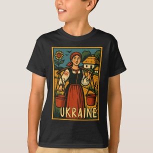 Camiseta Ucrania Viaje Retro Cómic Encuentrame En Ucrania S