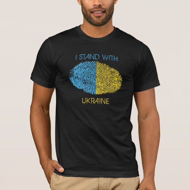 Camiseta ucraniana arraiga en herita la nacionalid (Anverso)