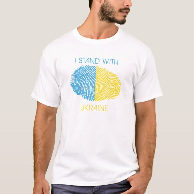 Camiseta ucraniana arraiga en herita la nacionalid (Anverso)