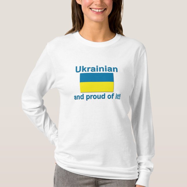 Camiseta Ucraniano orgulloso (Anverso)