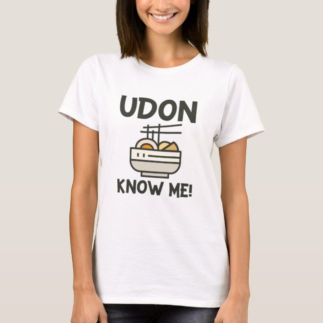 Camiseta Udon Know Me (Anverso)