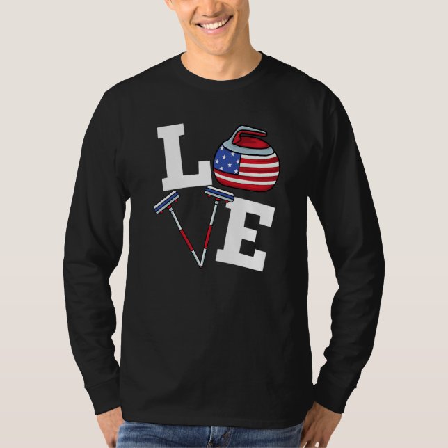 Camiseta Ue Curler Broom Wince Deporte Deportivo Norteameri (Anverso)