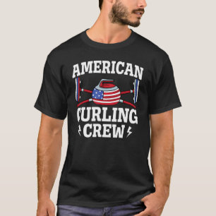 Camiseta Ue Curler Broom Wince Deporte Deportivo Norteameri