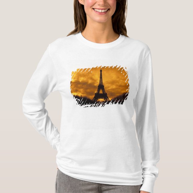 Camiseta UE, Francia, París.  Torre Eiffel. (Anverso)