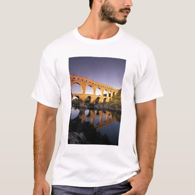 Camiseta UE, Francia, Provenza, Gard, Pont du Gard. (Anverso)