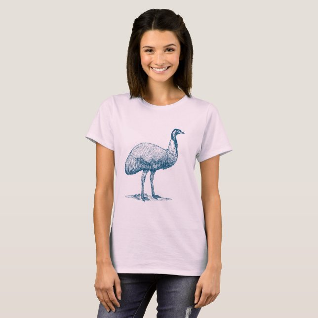 Camiseta Uem - Azul oceánico (Anverso completo)