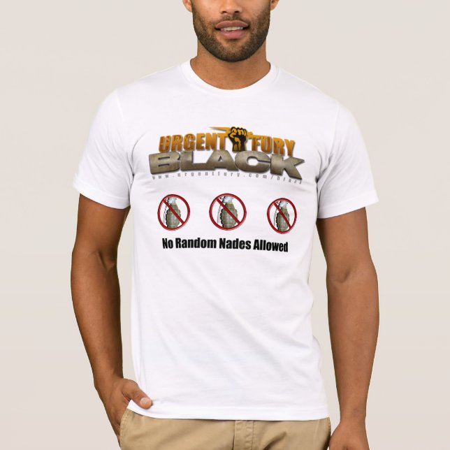 Camiseta UF Nades al azar negro (Anverso)