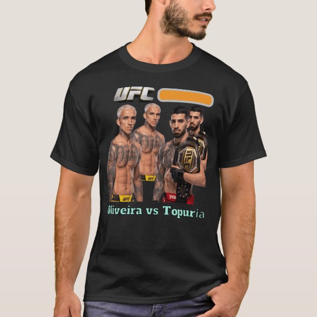 Camiseta UFC 317, Oliveria vs Topuria (Anverso)