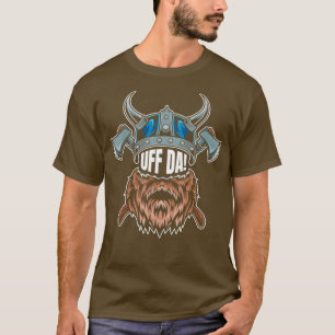 Camiseta Uff Da Funny Scandinavian Beard Design