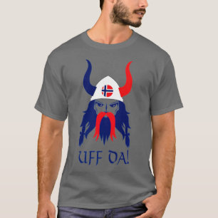 Camiseta Uff Da Noruega Nórdica Viking Scandinavie Noruega