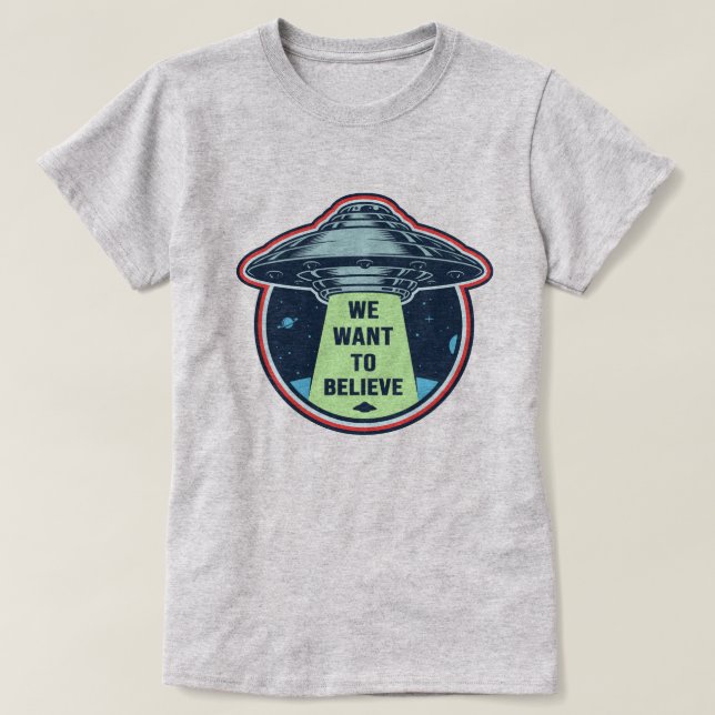 CAMISETA UFO (Diseño del anverso)