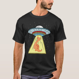 Camiseta Ufo Abducción Brachiosaurus Dinosaur
