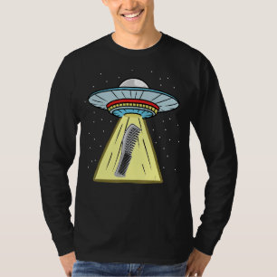 Camiseta Ufo Abducción Comb Hairstylista