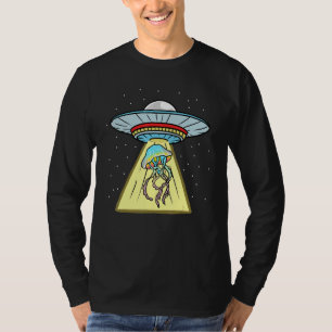 Camiseta Ufo Abducción Jellyfish Sea Animal