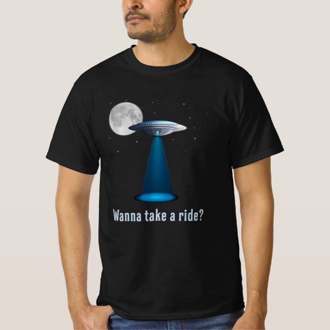 Camiseta Ufo Alien Science Fiction Space Sci-Fi Funny Gift (Anverso)