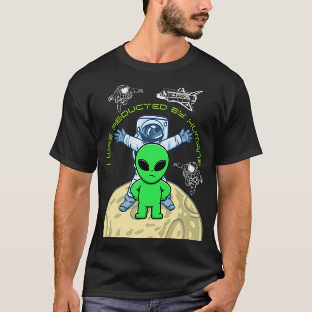 Camiseta Ufo Alien Secuestrado Por Humanos (Anverso)