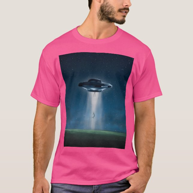 Camiseta Ufo Alien Secuestro Humano Extraterrestres Antiguo (Anverso)