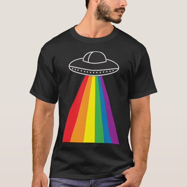 Camiseta Ufo Arcoiris (Anverso)