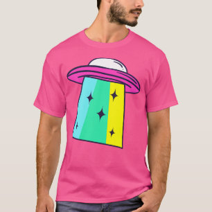 Camiseta Ufo arcoiris