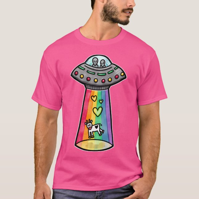 Camiseta Ufo Arcoiris (Anverso)