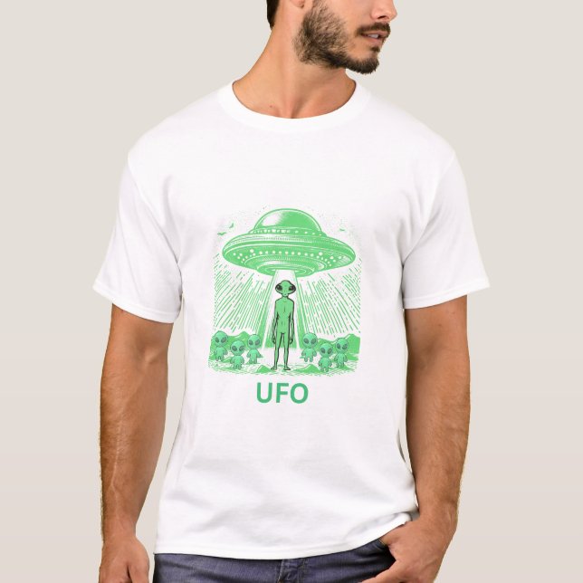 Camiseta ufo art (Anverso)