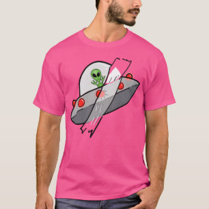 Camiseta Ufo Atrapado En Cinta