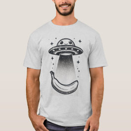 Camiseta UFO Banana- Secuestro de Snack Alien