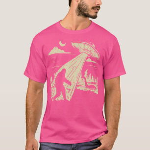 Camiseta Ufo Bigfoot Sasquatch Lochness Monster Funny Belie