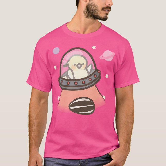 Camiseta Ufo Cockatiel (Anverso)