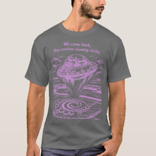CAMISETA UFO CROP CIRCLES 